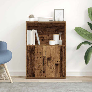 Bücherregal Altholz-Optik 60x85 cm