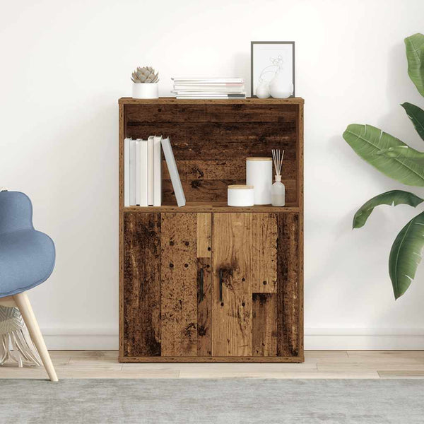 Bücherregal Altholz-Optik 60x85 cm