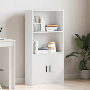 vidaXL Bibliothèque blanc 60x24x120 cm en bois d'ingénierie