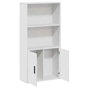 vidaXL Bibliothèque blanc 60x24x120 cm en bois d'ingénierie