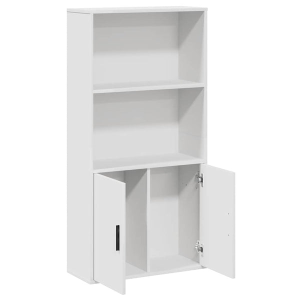 vidaXL Bibliothèque blanc 60x24x120 cm en bois d'ingénierie