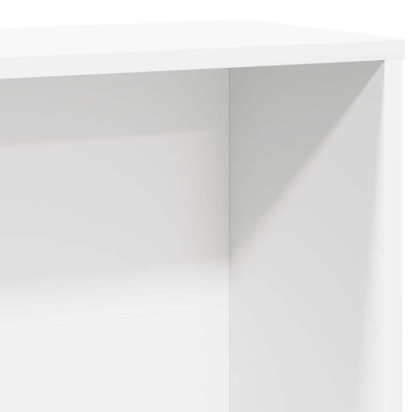 vidaXL Bibliothèque blanc 60x24x120 cm en bois d'ingénierie