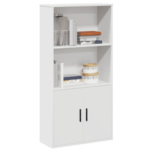 vidaXL Bibliothèque blanc 60x24x120 cm en bois d'ingénierie
