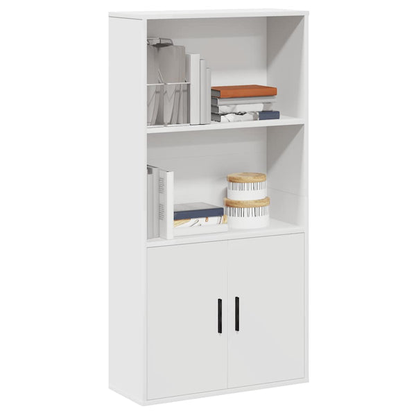 vidaXL Bibliothèque blanc 60x24x120 cm en bois d'ingénierie