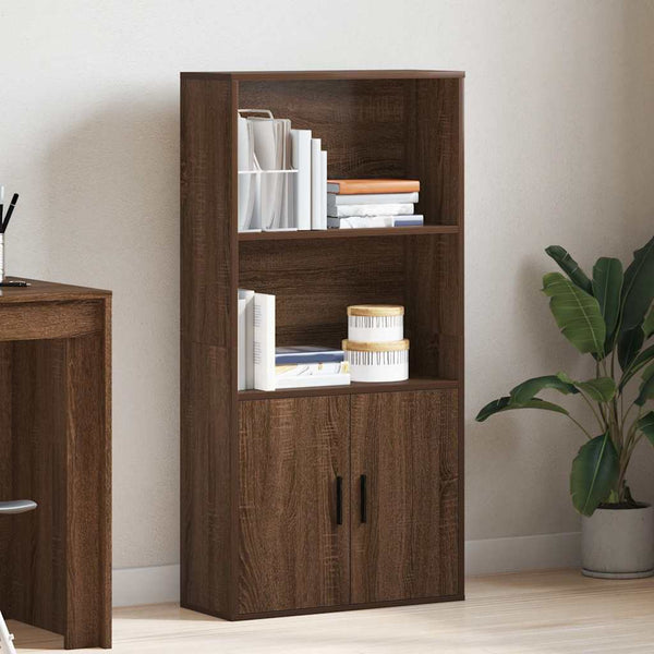 Bücherregal Braun Eichenoptik 60x120 cm