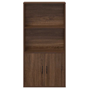 Bücherregal Braun Eichenoptik 60x120 cm