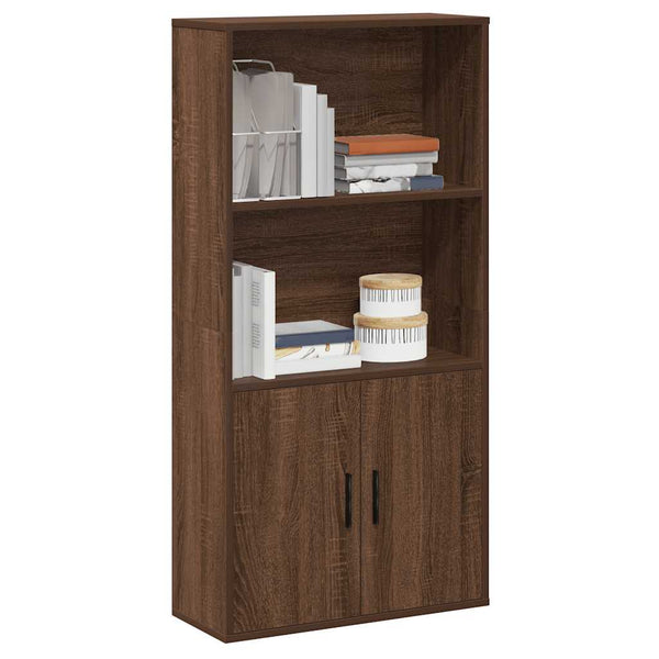 Bücherregal Braun Eichenoptik 60x120 cm