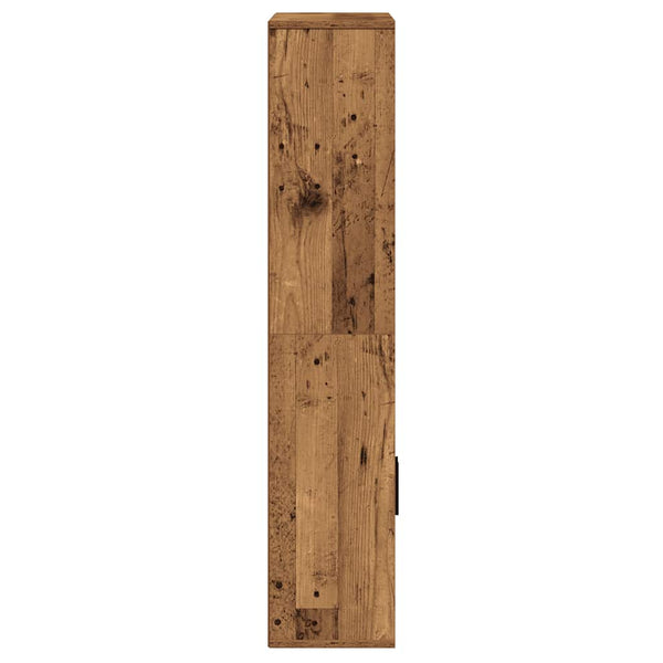 Bücherregal Altholz-Optik, 120 cm hoch
