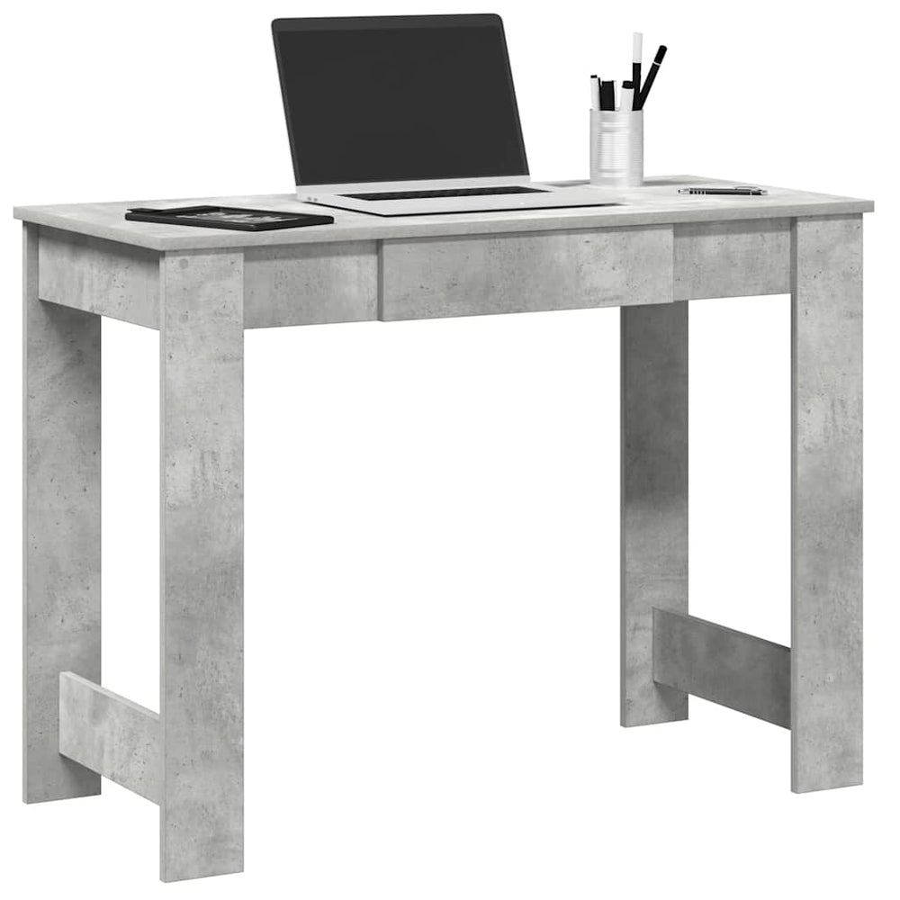 Schreibtisch Betongrau 100x45 cm
