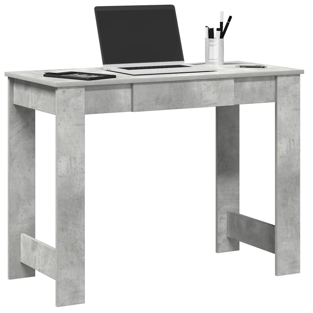 Schreibtisch Betongrau 100x45 cm