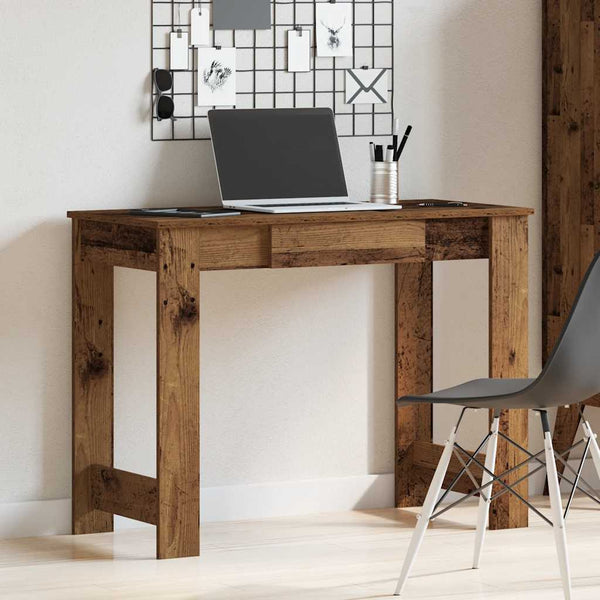 Schreibtisch Altholz-Optik 100x45 cm
