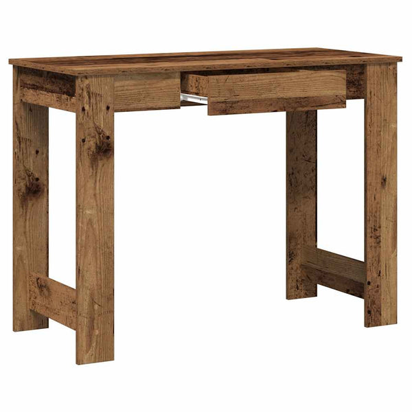 Schreibtisch Altholz-Optik 100x45 cm