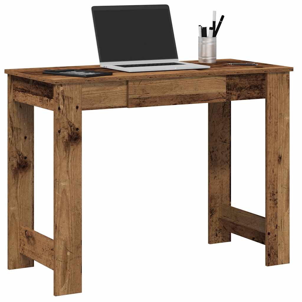 Schreibtisch Altholz-Optik 100x45 cm