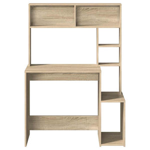 Schreibtisch mit Regal Sonoma Eiche 100x45x140 cm
