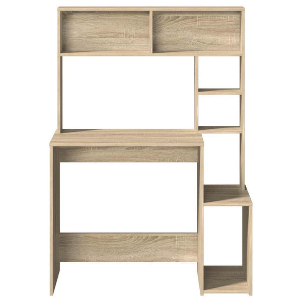 Schreibtisch mit Regal Sonoma Eiche 100x45x140 cm