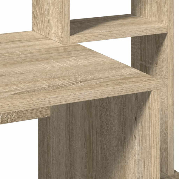 Schreibtisch mit Regal Sonoma Eiche 100x45x140 cm