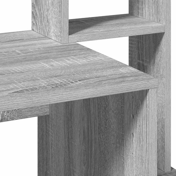 Schreibtisch mit Regal Grau Sonoma 100cm