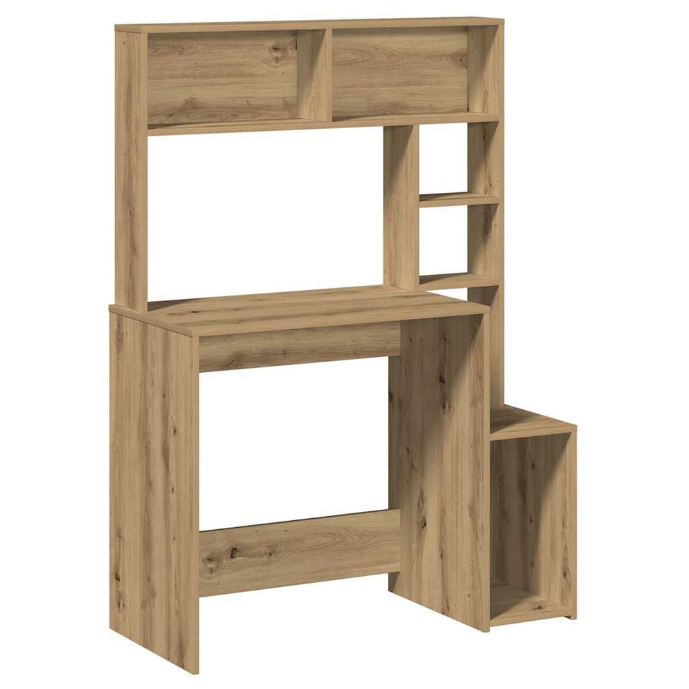 Schreibtisch mit Regal Artisan Eiche 100cm