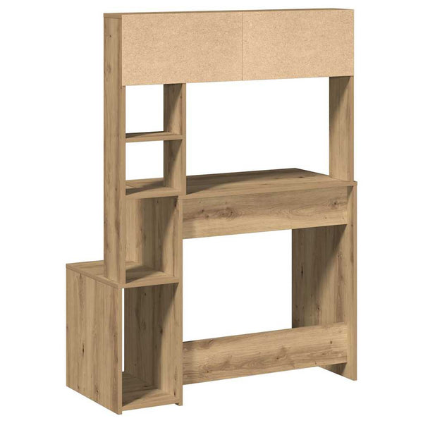 Schreibtisch mit Regal Artisan Eiche 100cm