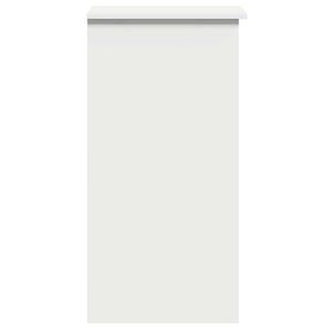 Schreibtisch mit Regalen, Weiß, 84 cm