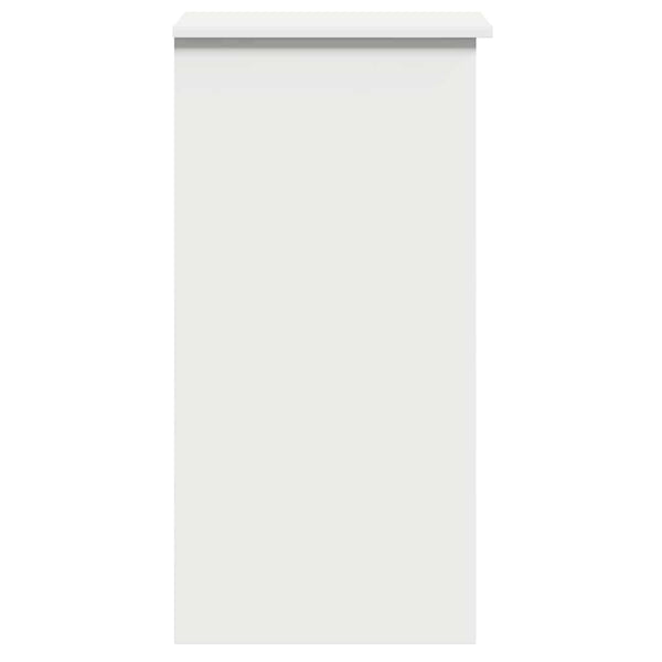Schreibtisch mit Regalen, Weiß, 84 cm