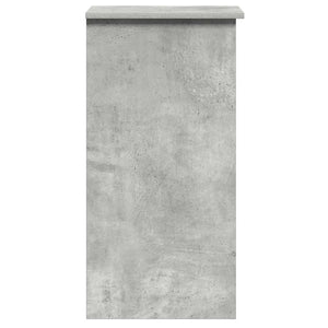 Schreibtisch Betongrau mit Regalen