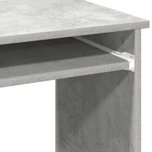 Schreibtisch Betongrau mit Regalen