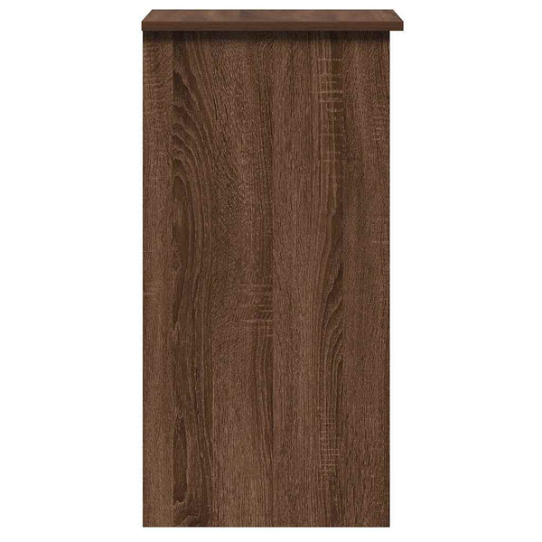 Schreibtisch mit Regal, Eichenoptik