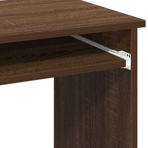 Schreibtisch mit Regal, Eichenoptik