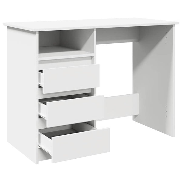 Weißer Schreibtisch 102x50 cm