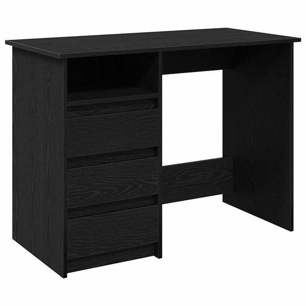 Schwarzer Schreibtisch 102x50 cm