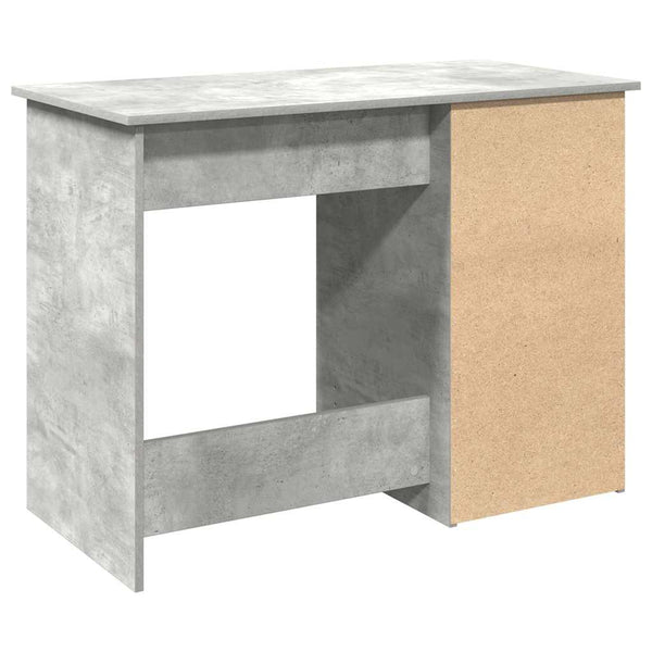 vidaXL Bureau gris béton 102x50x75 cm Bois d'ingénierie