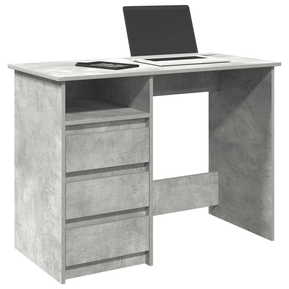 Schreibtisch Betongrau 102x50 cm