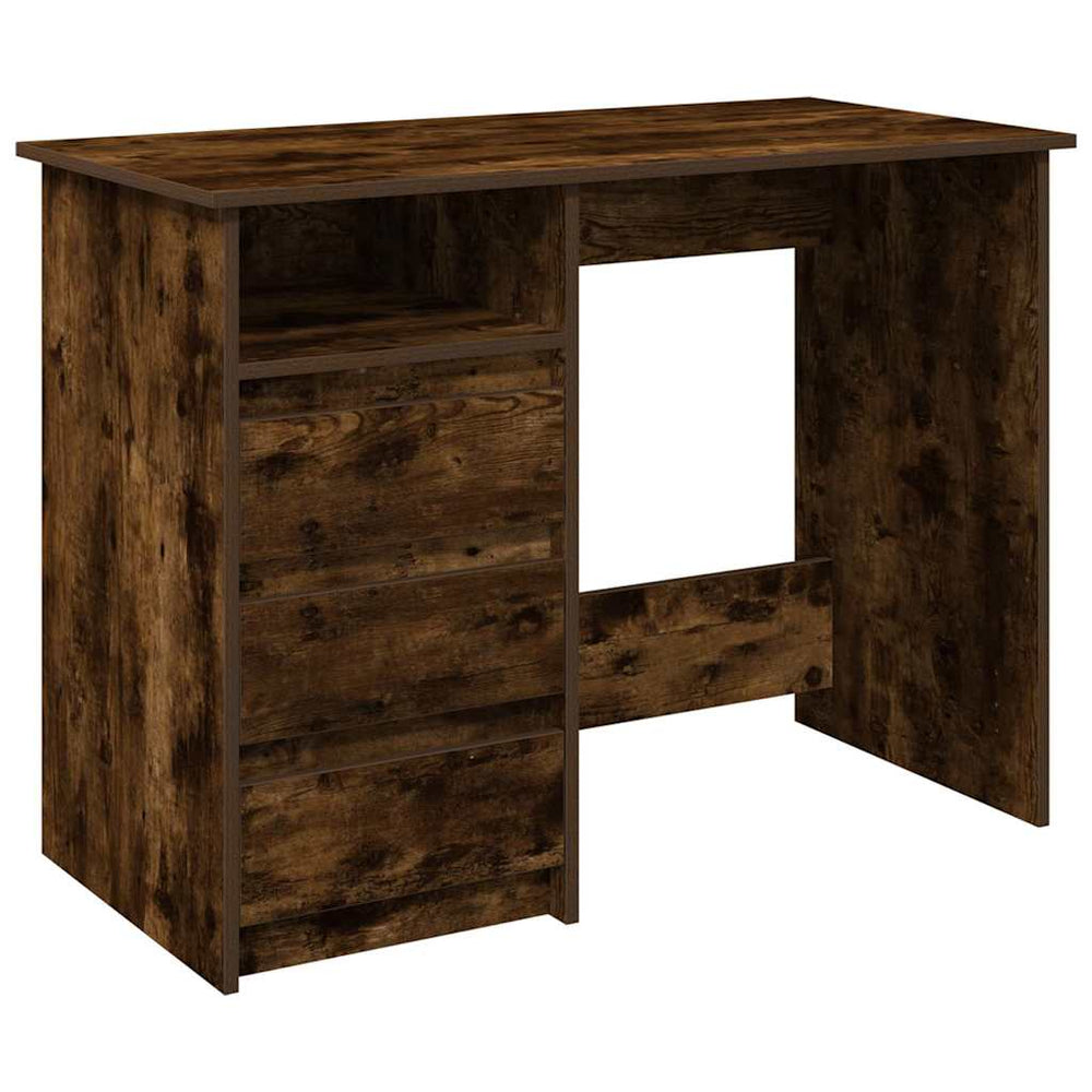 Schreibtisch Räuchereiche 102 cm