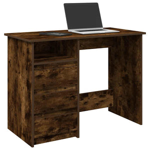 Schreibtisch Räuchereiche 102 cm