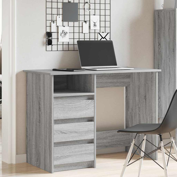 Schreibtisch Grau Sonoma 102 cm