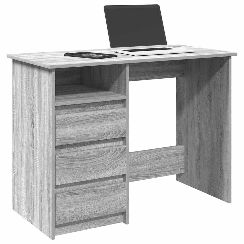 Schreibtisch Grau Sonoma 102 cm