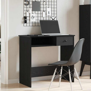 Schwarzer Schreibtisch 80x40 cm
