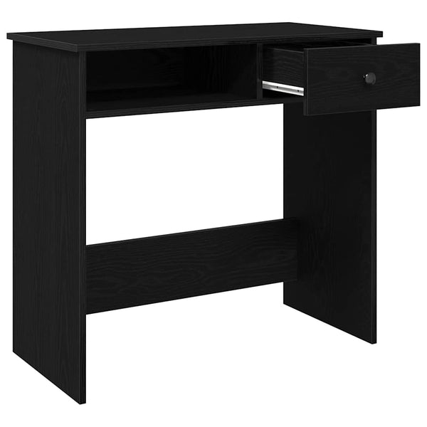 Schwarzer Schreibtisch 80x40 cm