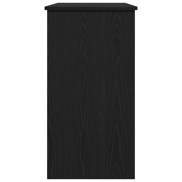 Schwarzer Schreibtisch 80x40 cm