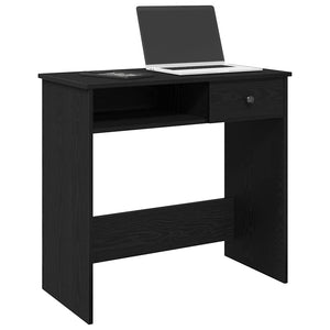 Schwarzer Schreibtisch 80x40 cm