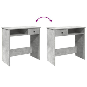 Schreibtisch Betongrau 80x40 cm
