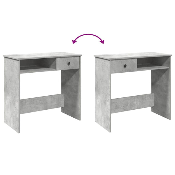 Schreibtisch Betongrau 80x40 cm