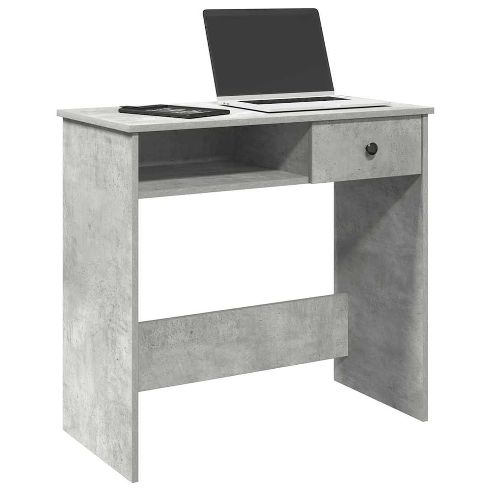 Schreibtisch Betongrau 80x40 cm