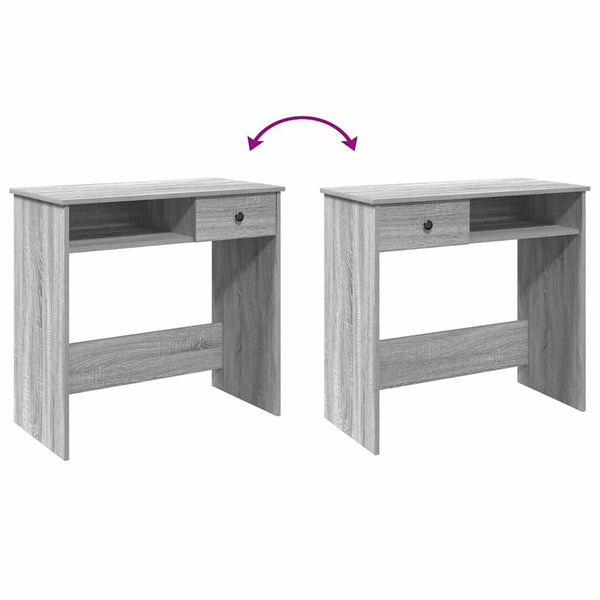 Schreibtisch Grau Sonoma 80x40 cm