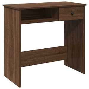 Schreibtisch Braun Eichenoptik 80x40 cm