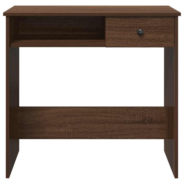 Schreibtisch Braun Eichenoptik 80x40 cm