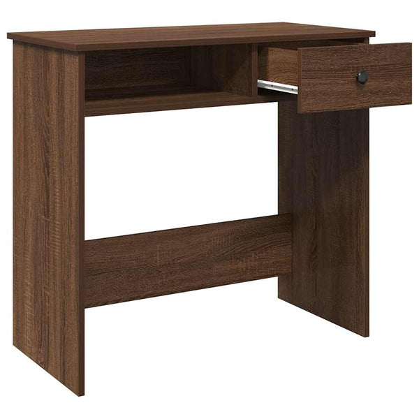 Schreibtisch Braun Eichenoptik 80x40 cm