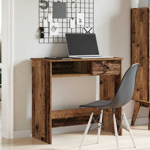 Schreibtisch Altholz-Optik 80x40 cm