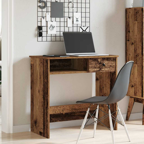 Schreibtisch Altholz-Optik 80x40 cm